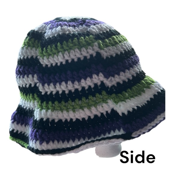 NWOT Movie inspired bucket hat, handmade crochet - Picture 2 of 5
